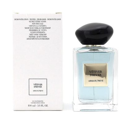 Armani Prive VETIVER D'HIVER by Giorgio Armani 3.4 oz. EDT Spray for Men. New Tester w/Cap