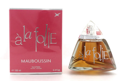 Mauboussin A la Folie 3.3 oz./ 100 ml. Eau de Parfum Spray for Women. New in Box