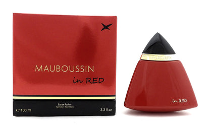 Mauboussin in Red 3.3 oz./ 100 ml. Eau de Parfum Spray for Women. New in Box