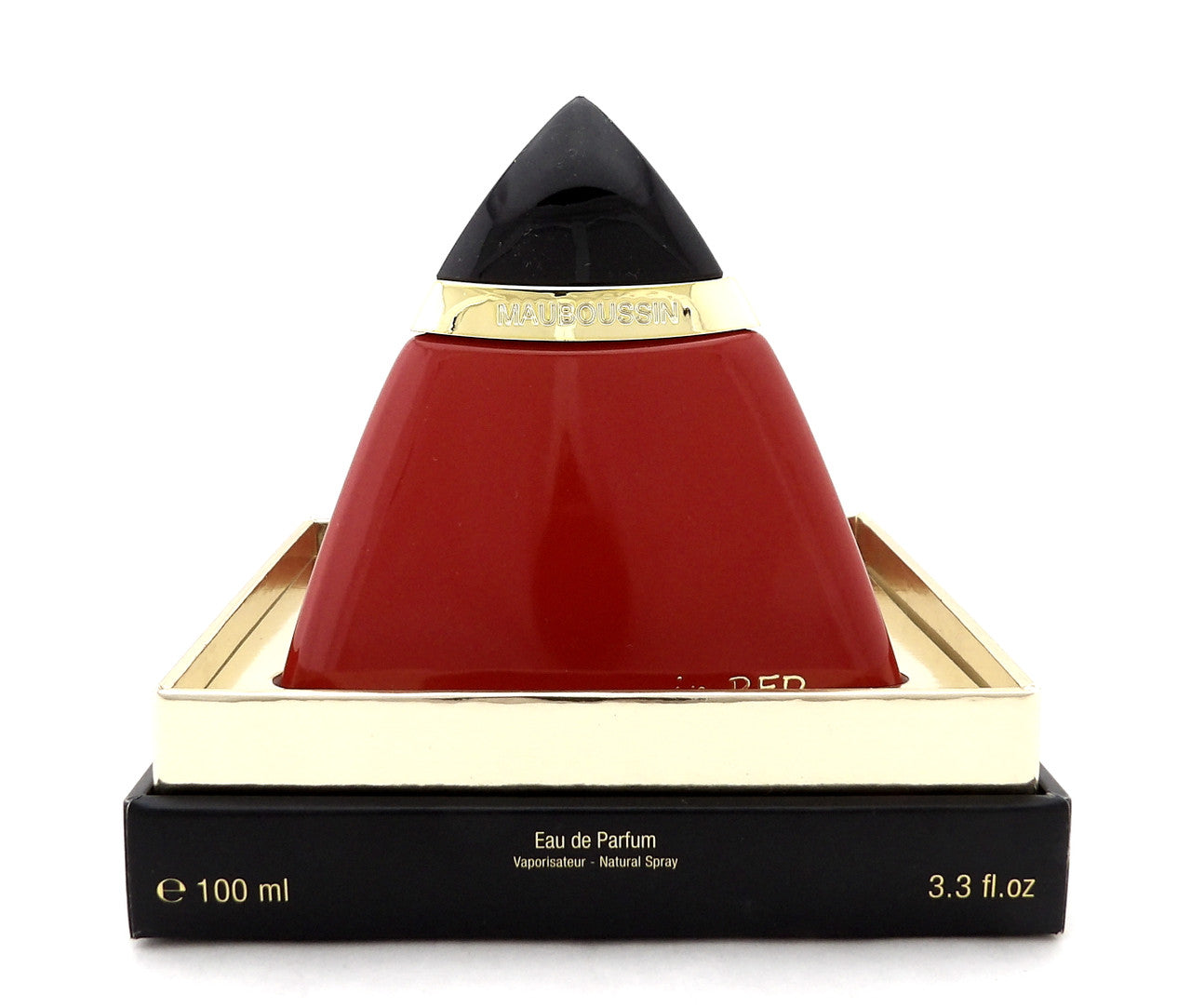 Mauboussin in Red 3.3 oz./ 100 ml. Eau de Parfum Spray for Women. New in Box