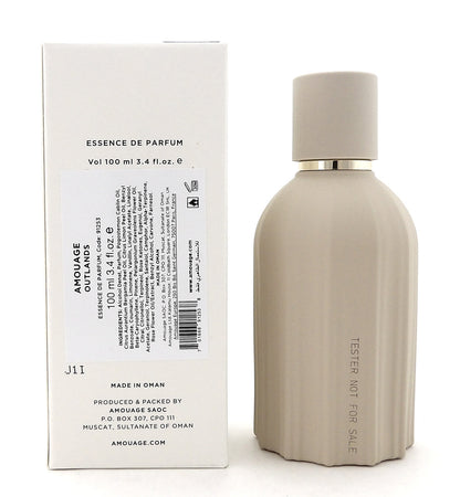 Amouage OUTLANDS 3.4 oz/100 ml Essence de Parfum Spray Unisex. Brand New TESTER with Cap