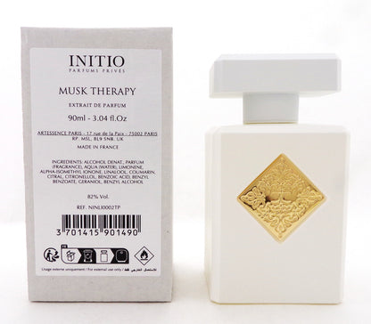 INITIO MUSK THERAPY 3.04 oz./ 90 ml. Extrait de Parfum Spray New Tester with Cap