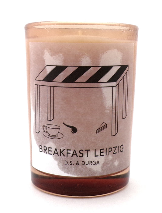D.S. & Durga BREAKFAST LEIPZIG 7 oz Perfumed Candle New Tester No Box Damaged