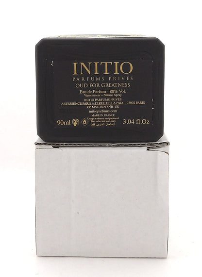 Initio Oud for Greatness 3.04 oz. Eau de Parfum Spray Unisex. New Tester w/Cap