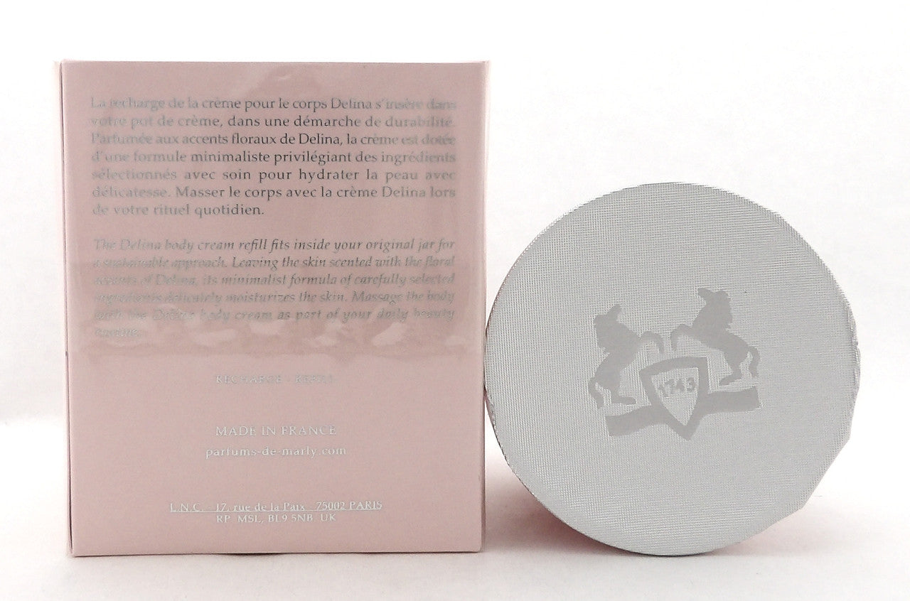Delina by Parfums de Marly 6.7 oz./ 200 ml. Body Cream REFILL for Women. New in Box