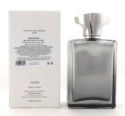 Amouage REFLECTION 45 MAN 3.4 oz/ 100 ml Extrait de Parfum Spray for Men. Brand New TESTER w/Cap