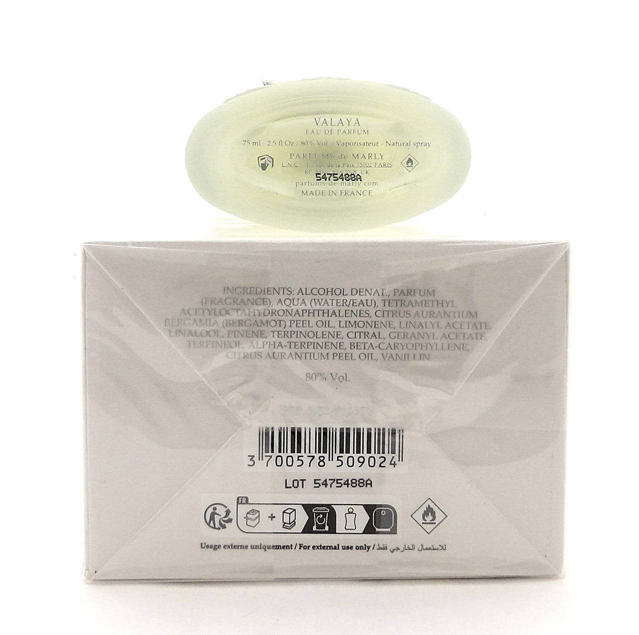 Parfums de Marly VALAYA 2.5 oz./ 75 ml. Eau de Parfum Spray for Women. New Sealed Box
