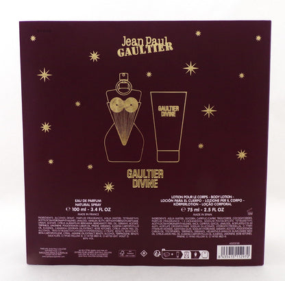Gaultier Divine by Jean Paul Gaultier 3.4 oz EDP Spray + 2.5 oz B/Lotion SET - NEW