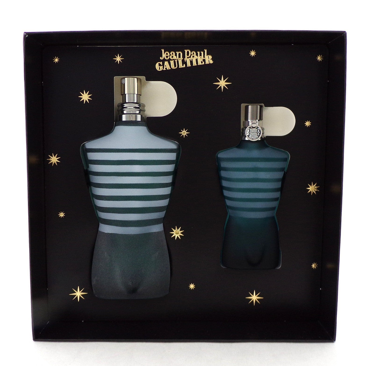 LE MALE by Jean Paul Gaultier 2 Pcs Set for Men: 4.2 oz. & 1.4 oz. EDT Spray New