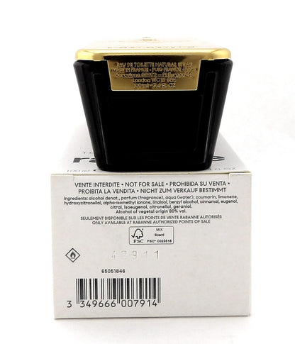 1 Million by Rabanne 3.4 oz./ 100 ml. Eau de Toilette Spray for Men. New Tester