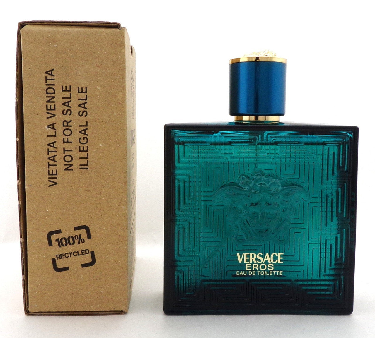 Versace EROS Pour Homme 3.4 oz. Eau de Toilette Spray for Men New TESTER