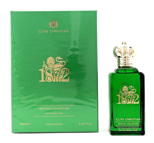 1872 Masculine by Clive Christian 3.4 oz. Perfume Spray for Man. New Sealed Box