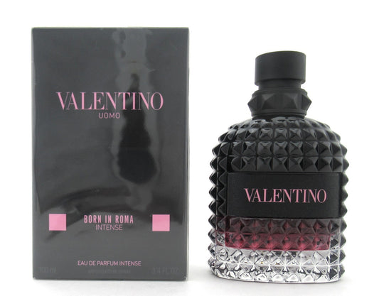 Valentino Uomo Born In Roma INTENSE EDP Intense Spray Men 3.4 oz. New DamagedBox