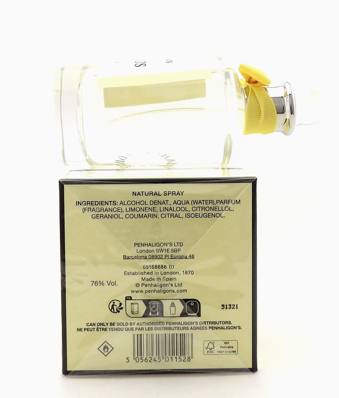 Penhaligon's QUERCUS 3.4 oz/100 ml Eau de Cologne Spray Unisex New in Sealed Box