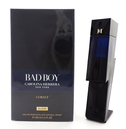 Bad Boy COBALT ELIXIR by Carolina Herrera 3.4 oz EDP Spray for Men Brand New Box