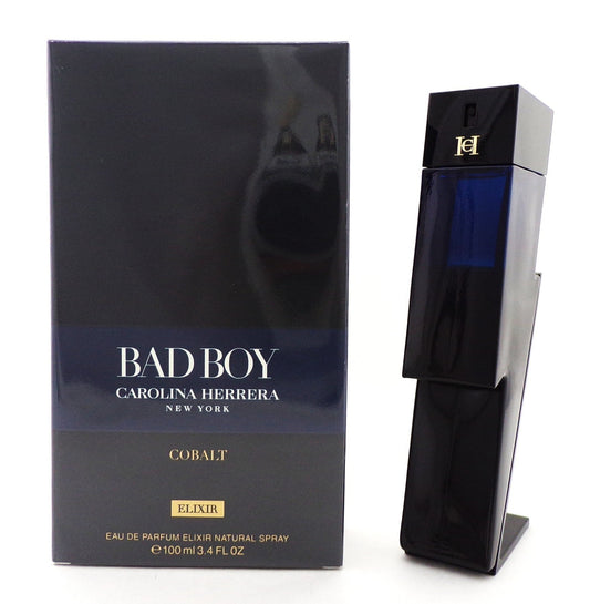 Bad Boy COBALT ELIXIR by Carolina Herrera 3.4 oz EDP Spray for Men Brand New Box