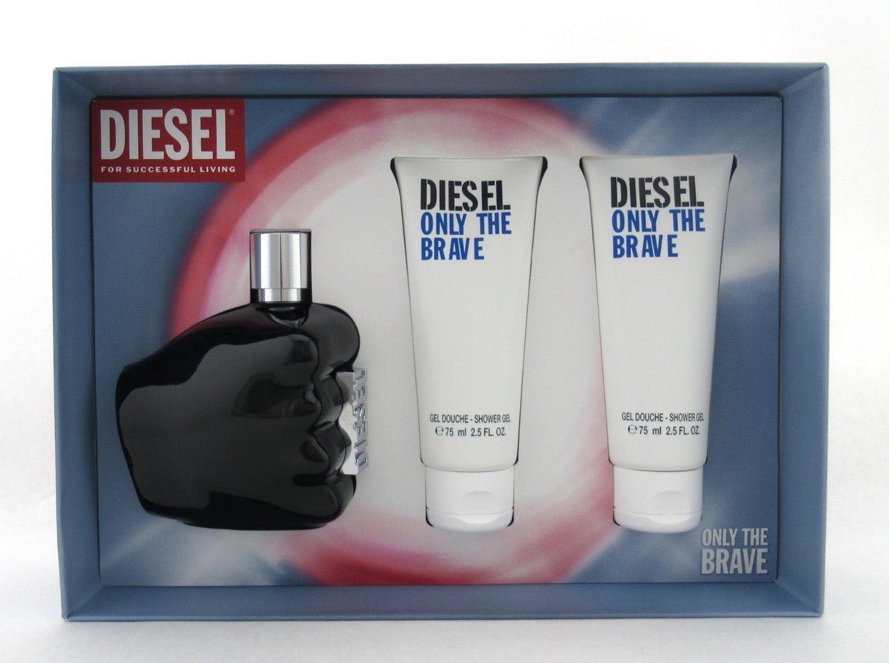 Diesel Only the Brave 4.2 oz. EDP Spray + 2 X 2.5 oz. Shower Gel New Men's SET