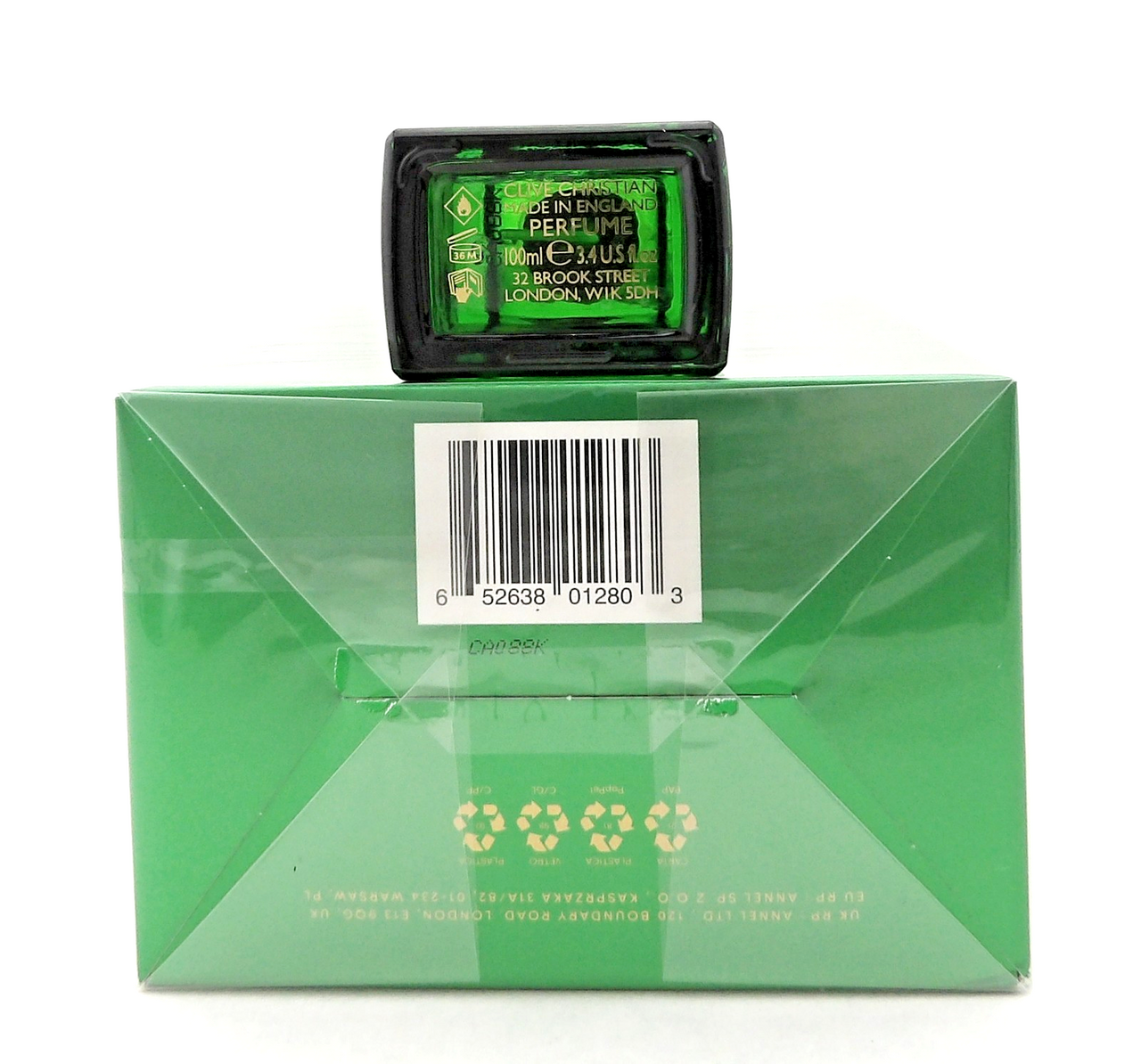 1872 Masculine by Clive Christian 3.4 oz. Perfume Spray for Man. New Sealed Box