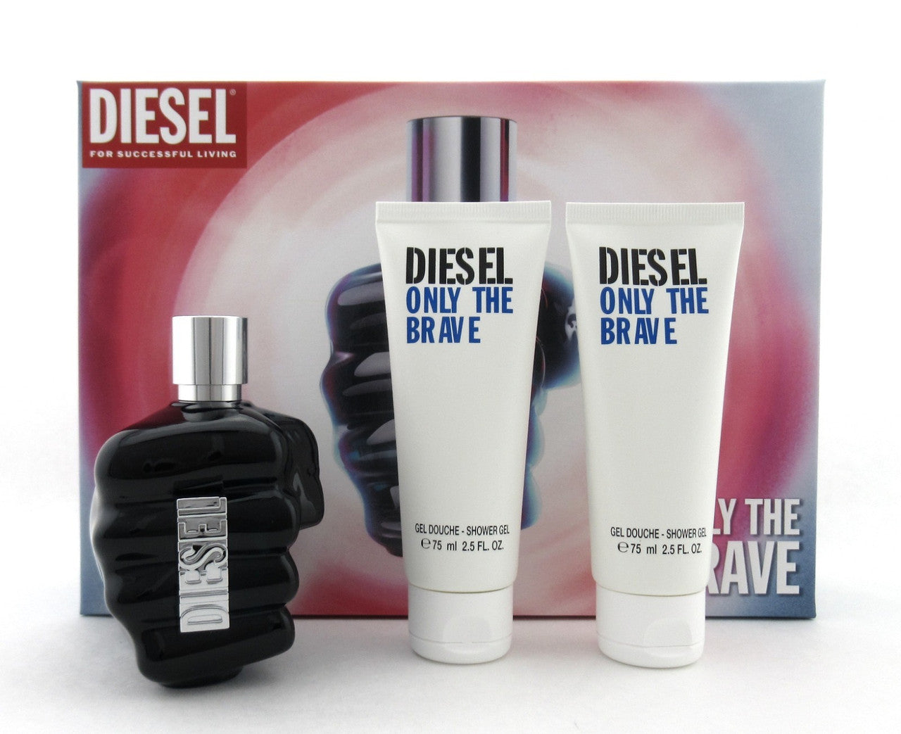 Diesel Only the Brave 4.2 oz. EDP Spray + 2 X 2.5 oz. Shower Gel New Men's SET