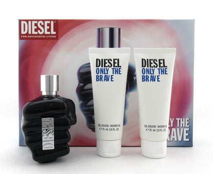 Diesel Only the Brave 4.2 oz. EDP Spray + 2 X 2.5 oz. Shower Gel New Men's SET