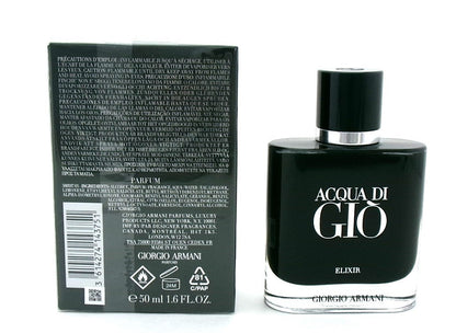 Acqua Di Gio ELIXIR 1.6 oz. PARFUM Spray Slightly Damaged Sealed Box New