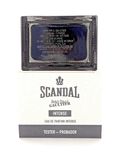 Jean Paul Gaultier Scandal INTENSE 3.4 oz. EDP Intense Spray for Men. New Tester