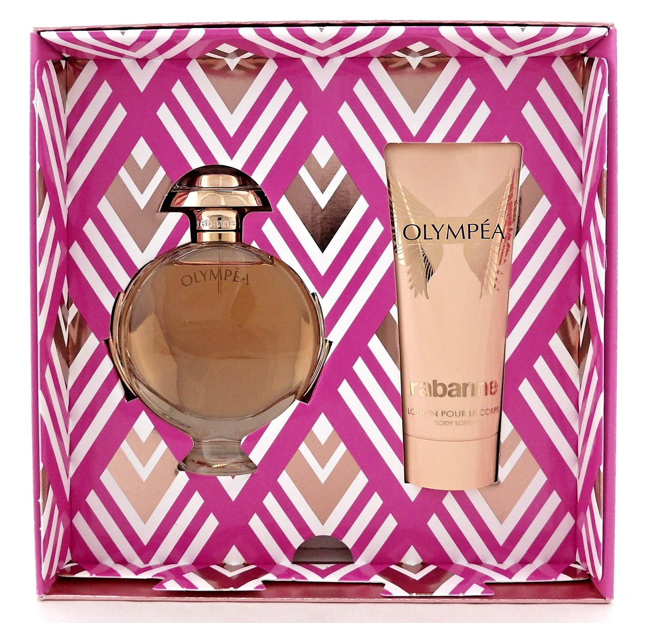 Olympea by Rabanne 2.7oz Eau de Parfum Spray+ 3.4oz Body Lotion. New Women's SET