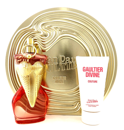 Jean Paul Gaultier Divine Couture 3.4oz EDP Spray+2.5oz B/Lotion New Women's Set