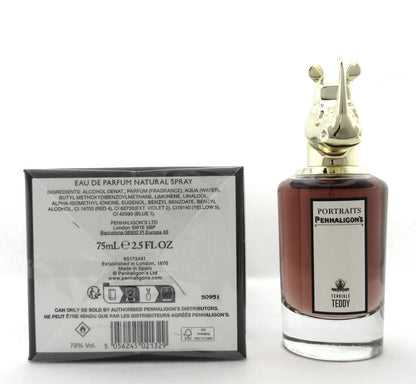 Penhaligon's Portraits Terrible Teddy 2.5 oz. Eau De Parfum Spray New in Box