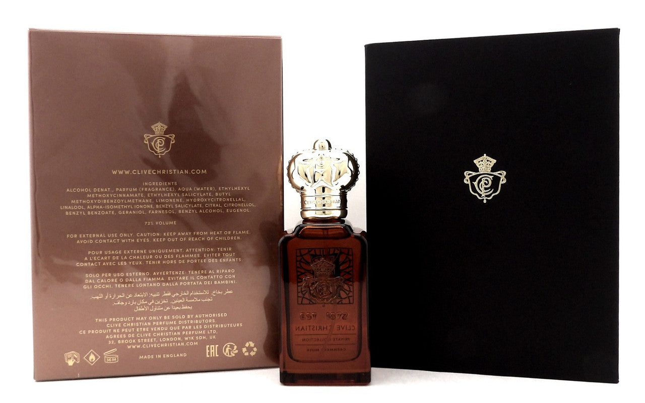 Clive Christian Private Collection E CASHMERE MUSK 1.7 oz. Parfum Spray. New Box