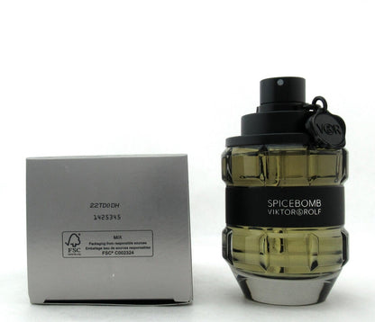 Spicebomb by Viktor & Rolf Cologne 3.04 oz./90 ml. EDT Spray New NO CELLOPHANE