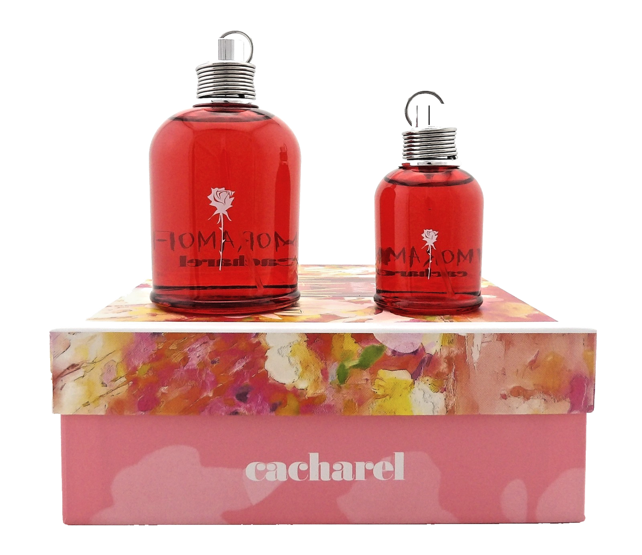 Amor Amor by Cacharel 3.4 oz. + 1.0 oz. Eau de Toilette Spray. New SET for Women