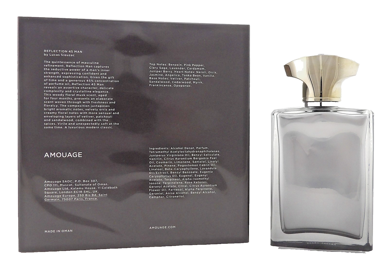 Amouage Reflection 45 Man 3.4 oz/ 100 ml Extrait de Parfum Spray. New Sealed Box