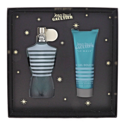 Jean Paul Gaultier Le Male 2.5 oz EDT Spray + 2.5 oz Shower Gel. New Set for Men
