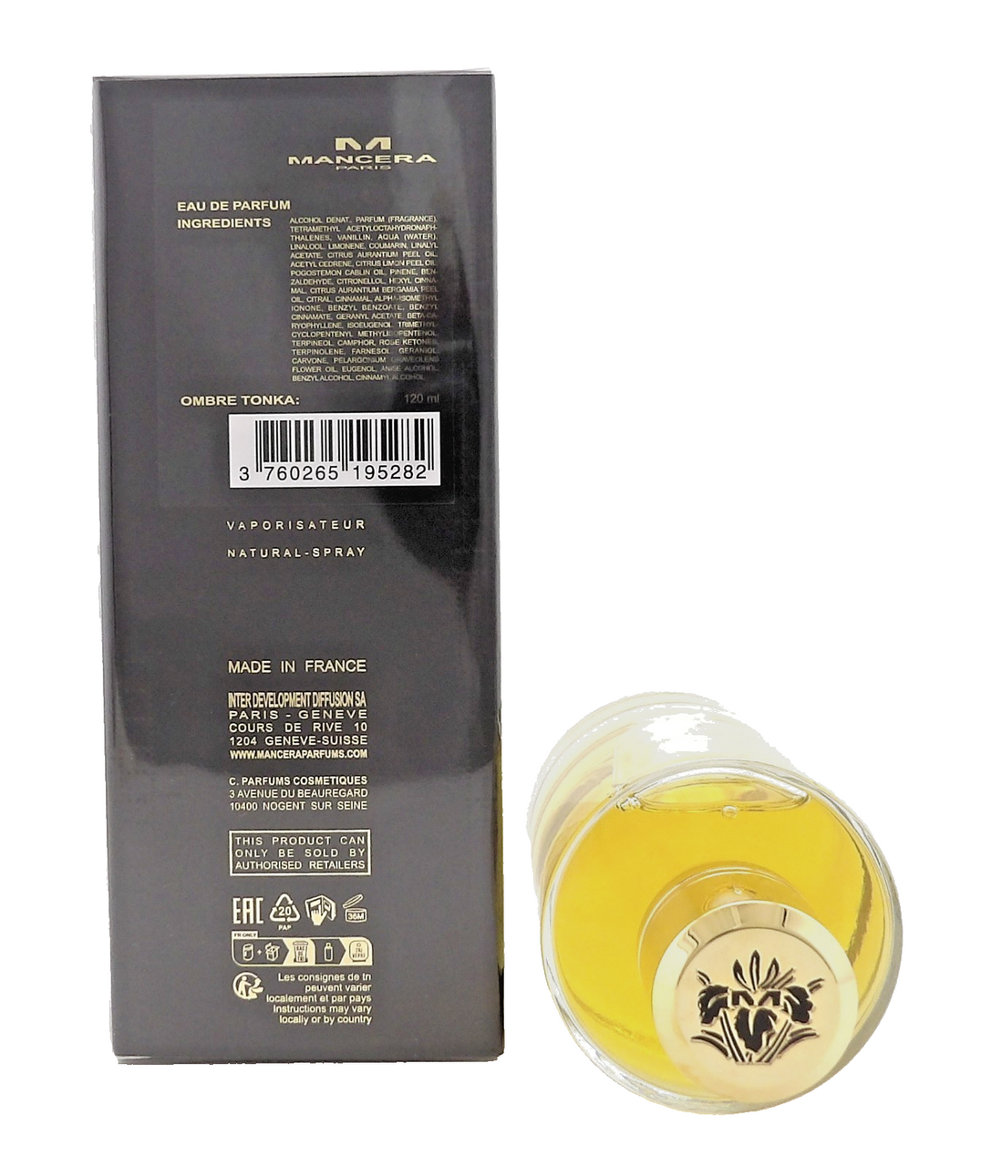 OMBRE TONKA by Mancera 4.0 oz./ 120 ml. Eau de Parfum Spray Unisex. New in Box