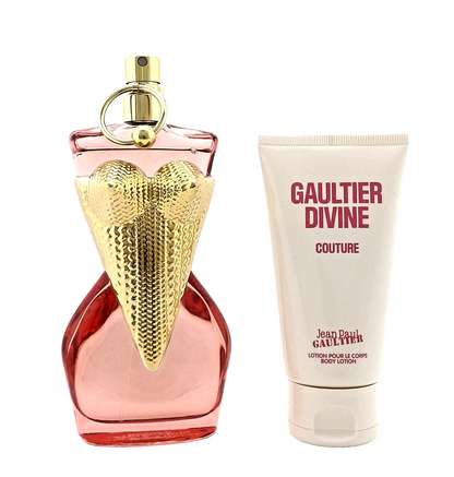 Jean Paul Gaultier Divine Couture 3.4oz EDP Spray+2.5oz B/Lotion New Women's Set