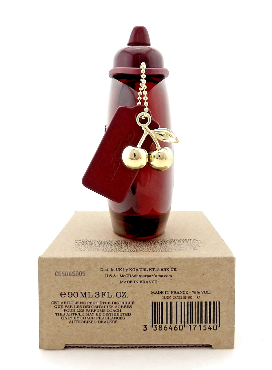 Coach Cherry by Coach 3.0 oz./ 90 ml. Parfum Spray for Women. New Tester