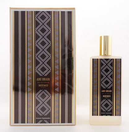 ABU DHABI by Memo Paris 2.53 oz. Eau de Parfum Spray Unisex. New Sealed Box