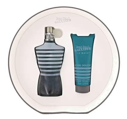 Jean Paul Gaultier LE MALE 4.2 oz. EDT Spray + 2.5 oz. Sower Gel. New Men's SET