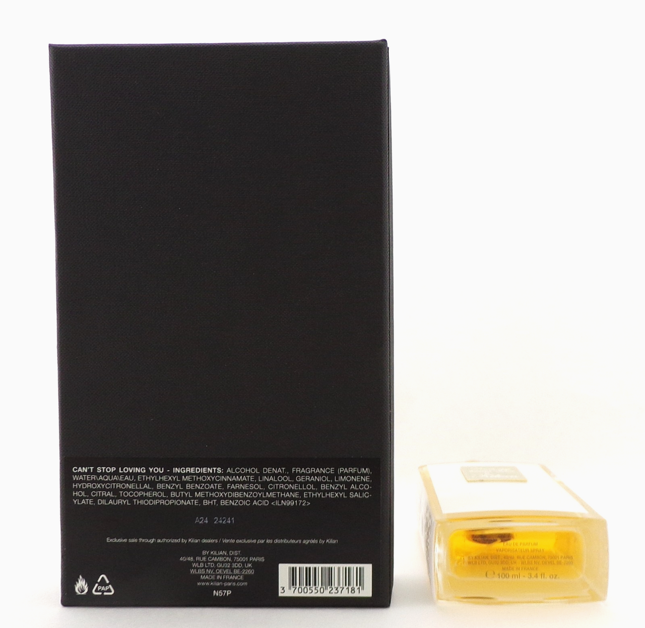 Can't Stop Loving You by Kilian 3.4 oz. EDP Refillable Spray New NO CELLOPHANE