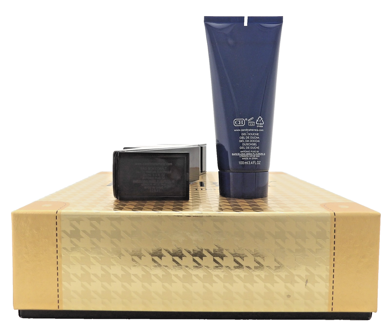 Bad Boy COBALT by Carolina Herrera 3.4oz EDP Spray + 3.4oz Sh/Gel New Men's SET