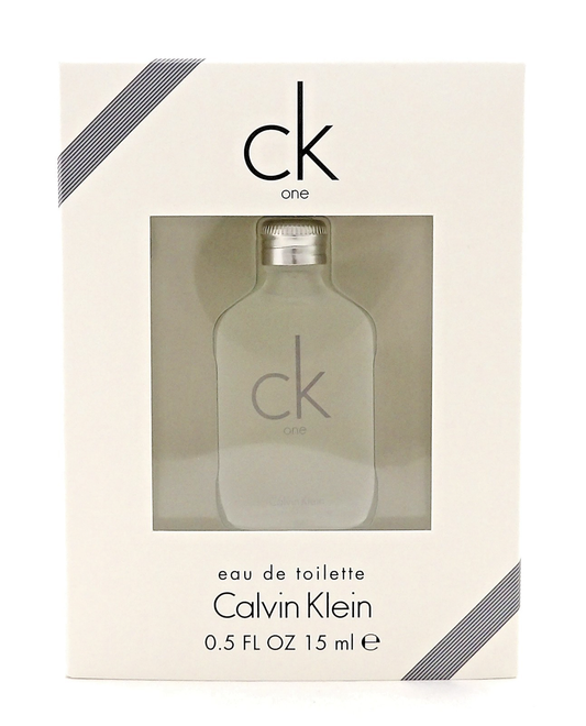 CK One by Calvin Klein 0.5 oz./ 15 ml. Eau de Toilette Splash Unisex. New in Box