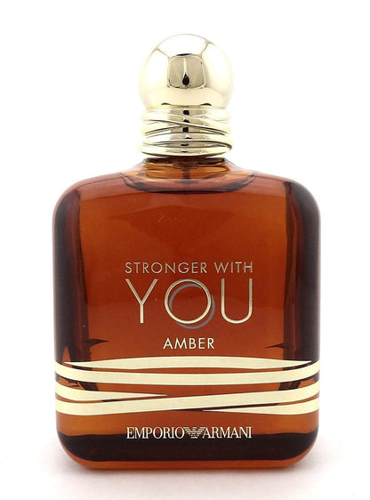Emporio Armani Stronger With You AMBER 3.3 oz. EDP Spray for Men. New Sealed Box