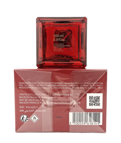 Maison Francis Kurkdijan BACCARAT ROUGE 540 Extrait de Parfum Spray 6.8 oz. New