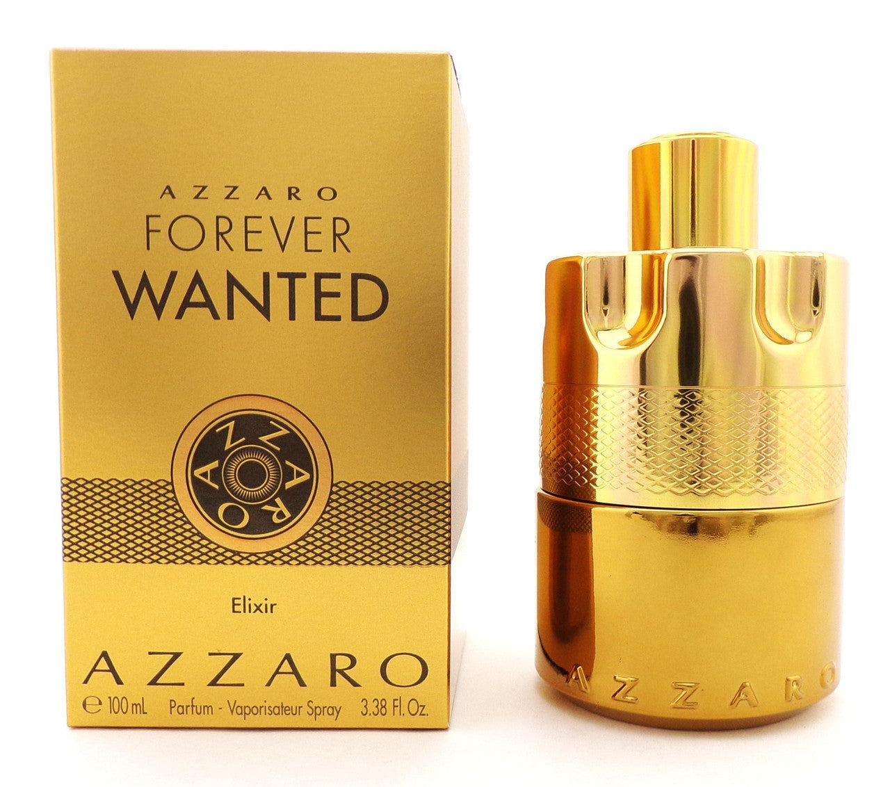 Azzaro FOREVER WANTED Elixir 3.38 oz. PARFUM Spray for Men New NO CELLOPHANE