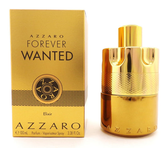 Azzaro FOREVER WANTED Elixir 3.38 oz. PARFUM Spray for Men New NO CELLOPHANE
