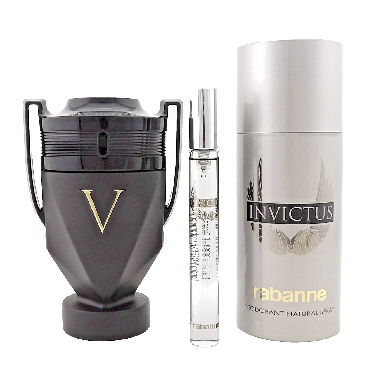 Rabanne Invictus Victory ABSOLU 3.4oz Parfum Intense Spr+5.1oz Deo+10ml EDT. SET