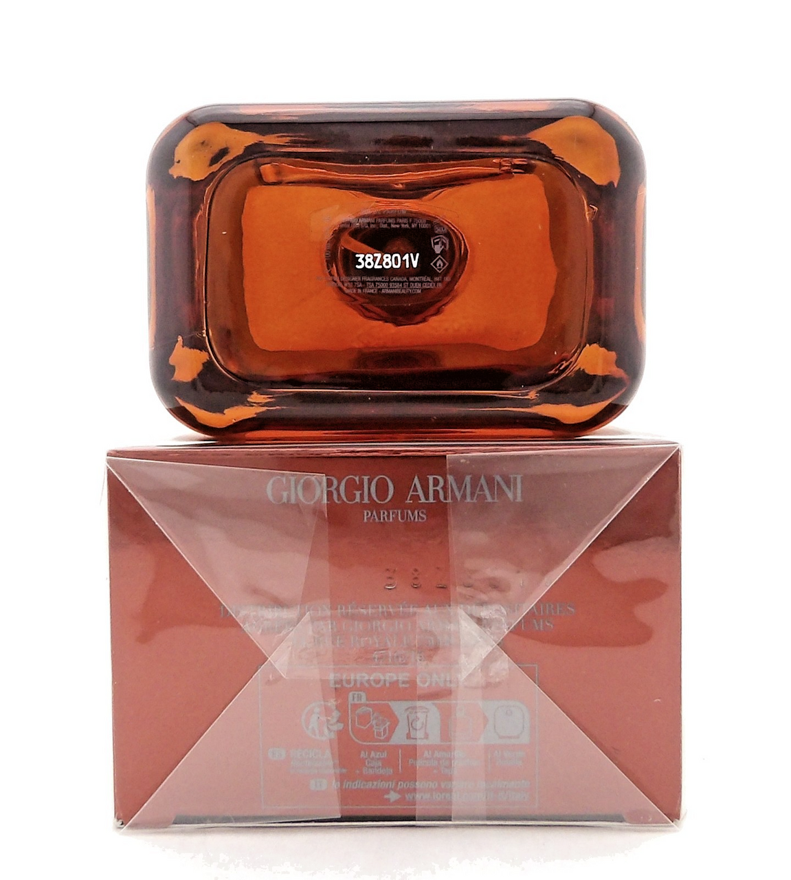 Emporio Armani Stronger With You AMBER 3.3 oz. EDP Spray for Men. New Sealed Box