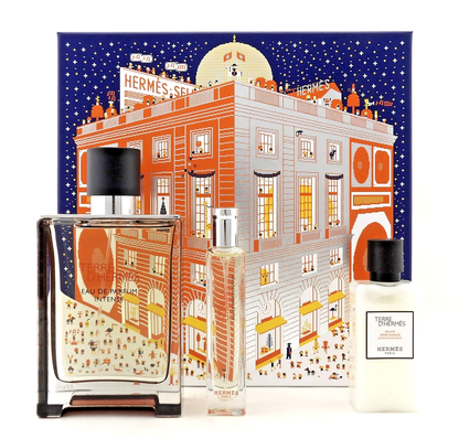 Terre D'Hermes by Hermes 3.3oz & 15ml EDP Intense+ 1.3oz A/Sh Balm New Men's SET