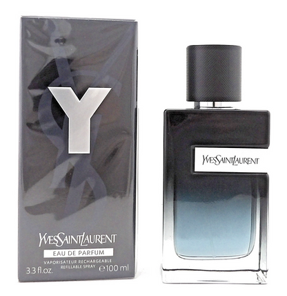Y by Yves Saint Laurent 3.3 oz. Eau de Parfum Refillable Spray. New DAMAGED Box